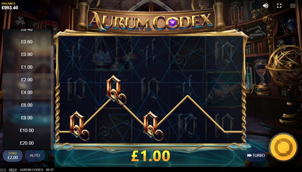 Выигрыш Aurum Codex