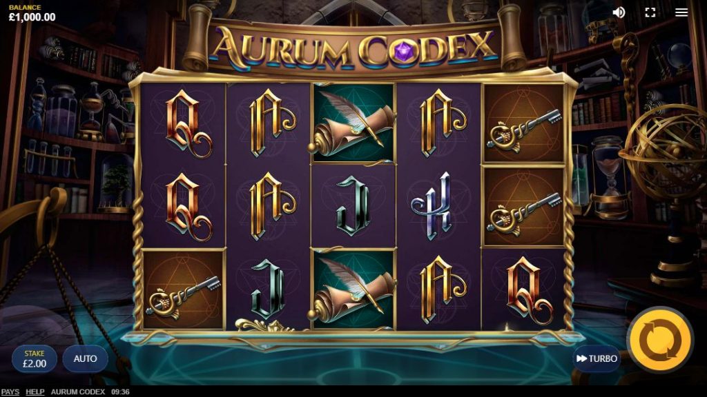 Игровой автомат Aurum Codex