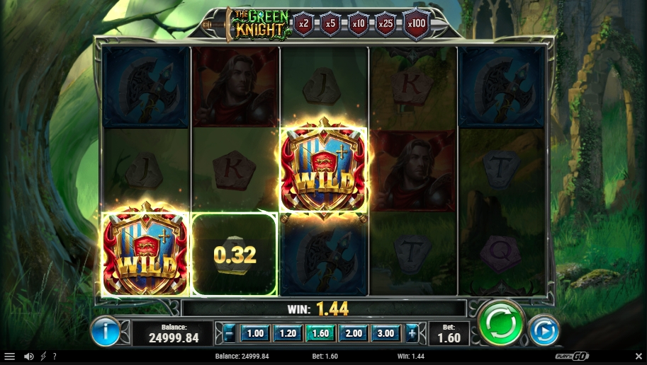 Скриншот выигрыша в The Green Knight